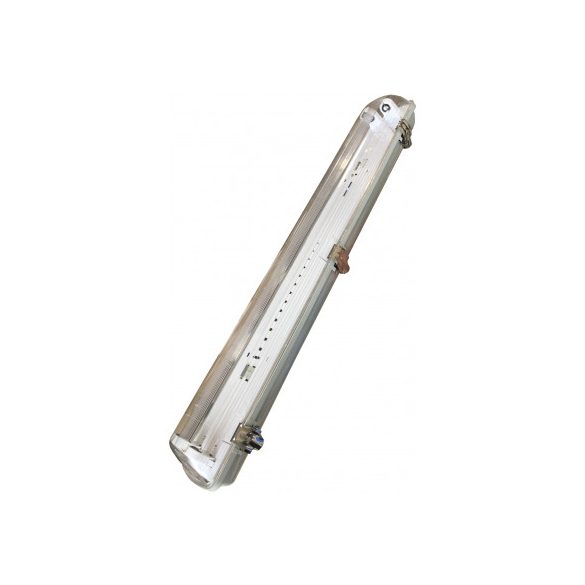 Lámpatest LED fénycső, IP65, 2x150 cm