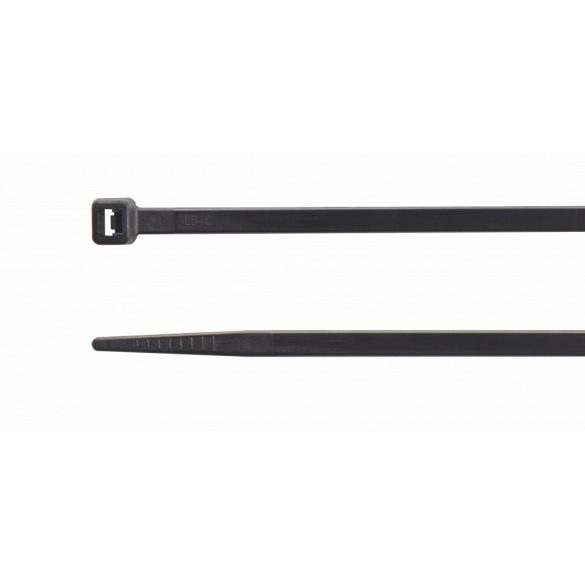 Kábelkötegelő 100 db/cs, 120 mm x 4.8 mm, fekete