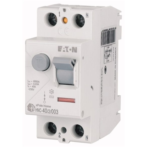 xPole áramvédő kapcsoló, AC osztály, 40A, 30mAh, 2P