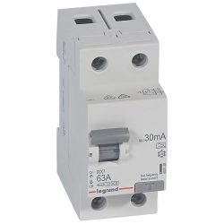 RX3 áramvédő kapcsoló, A osztály, 63A, 30mA, 2P